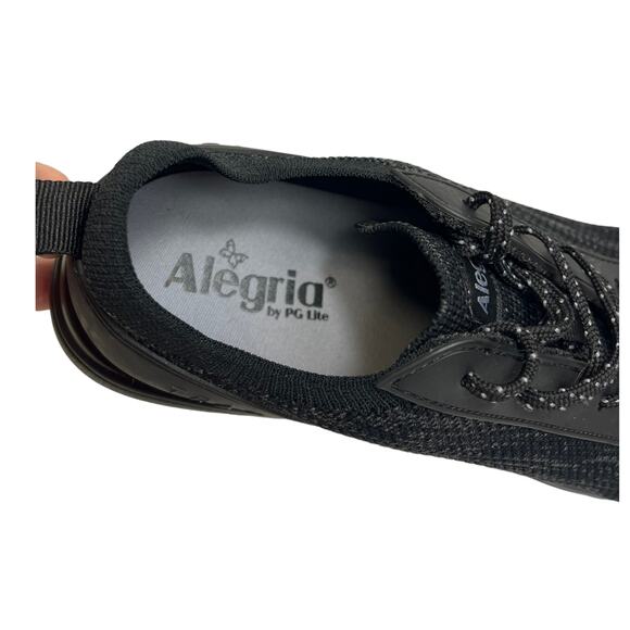 Alegria Traq Qest Walking Shoes Sneakers | Black | Womens Sz 40 (9.5/10) - Picture 4 of 15